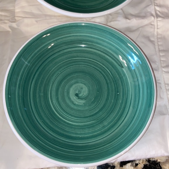 RARE VTG Caleca solid Hand Painted pasta soup bowl Made In Italy Set Of 4 - Picture 6 of 11